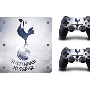 PS4 Slim skin til konsol og to controllere. Tottenham. -