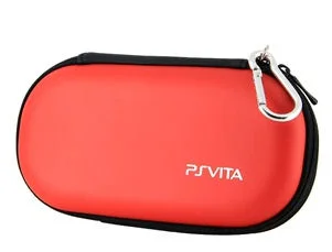Rød beskyttelsestaske til Sony PS Vita & PS Vita 2000. -