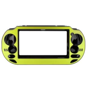 Flot beskyttelsescase i alu-look til PS Vita 2000. Lime. -
