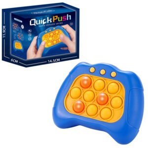 Quickpush pop it Spillekonsol til Børn. Mørkeblå -