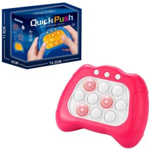 Quickpush pop it Spillekonsol til Børn. Pink -