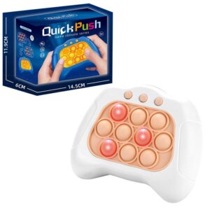Quickpush pop it Spillekonsol til Børn. Hvid -