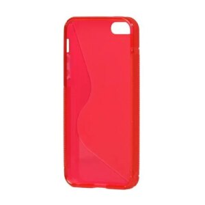 S-Line TPU cover til iPhone 5/5S/SE. Rød. -