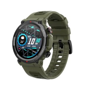 S56T Touch Screen Smartwatch. IP67 Vandtæt Aktivitets ur med skridttæller mm. Jungle Green. -