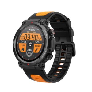 S56T Touch Screen Smartwatch. IP67 Vandtæt Aktivitets ur med skridttæller mm. Sort. -