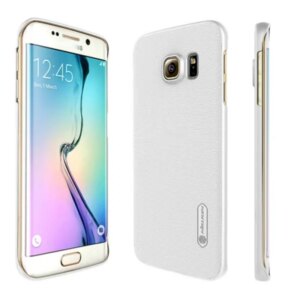 Samsung Galaxy S6 Edge cover. Nillkin Super Frosted Shield. Hvid -