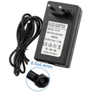 Oplader til Samsung LCD Skærme. 25W-14V/1.79A (6.5x4.4) -