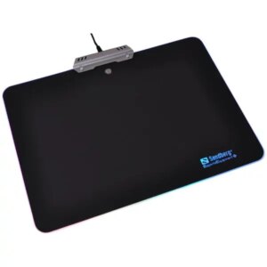 Sandberg Touch RGB Mousepad Aluminium med LED lys og farveskift. -