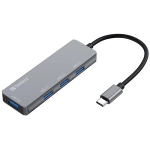 Sandberg Saver USB-C Hub. 4-Porte (1xUSB 3.0 + 3xUSB 2.0). -