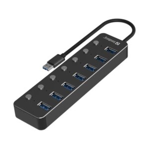 Sandberg USB 3.0 Hub 7xUSB 3.0 porte. -