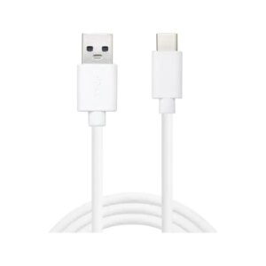 Sandberg USB-C 3.1 Han til USB-A 3.0 Han kabel. 1m. Hvid. -