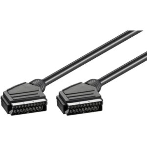 Scart til Scart kabel (Han-Han). Fuldmonteret. 1.5 meter. -