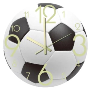 Flot selvlysende sports vægur, der er synligt både dag og nat. Fodbold. -