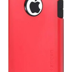 SGP iPhone 4 Case Ultra Thin inkl skærmbeskyttelse. Rød. -
