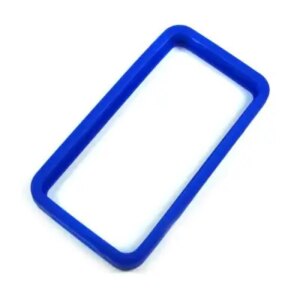 Silikone bumper til iPhone 4. Blå. -