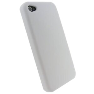 Silikone cover til iPhone 4 & 4S. Hvid. -