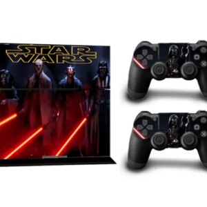 PS4 skin til konsol og to controllere. Star Wars - 4x Ondskab -