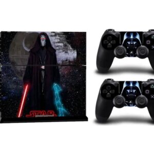 PS4 skin til konsol og to controllere. Star Wars - Kylo Ren. -
