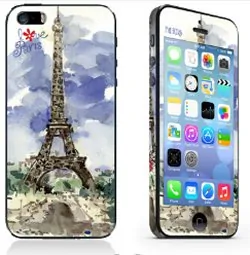 iPhone 5/5S/SE sticker. Paris. -