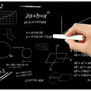 Stor tavle wallsticker til kridt. Inkl kridt. 60x300cm -