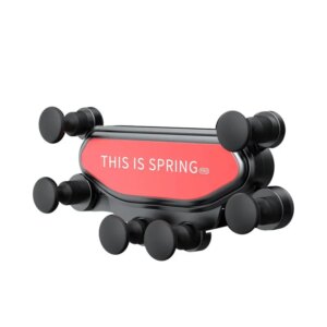 This Is Spring Universal Tyngdekraft Mobilholder til Luftkanalen. Rød. -