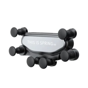 This Is Spring Universal Tyngdekraft Mobilholder til Luftkanalen. Silver. -