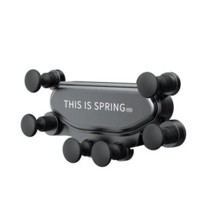 This Is Spring Universal Tyngdekraft Mobilholder til Luftkanalen. Sort. -