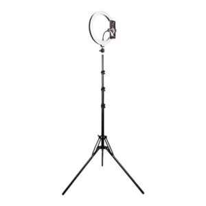 Tracer Ring light. Telefonholder til live streaming med LED-ringlys. -