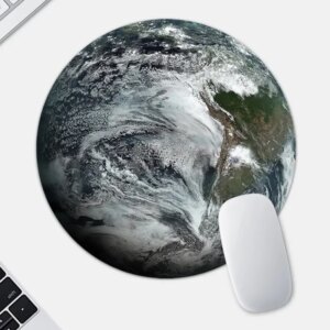 Univers musemåtte. Flot rund musemåtte på 30cm. MJ-1067. Jorden. -