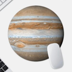 Univers musemåtte. Flot rund musemåtte på 30cm. MJ-1059. Jupiter. -
