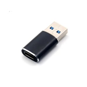 USB-A til USB-C Adapter. Sort. -