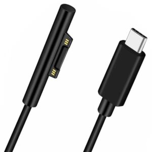 USB-C til Surface Opladerkabel - 15V PD Opladning til Microsoft Surface Pro, Laptop, Book & Go (1.8m) -