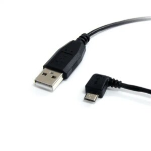 USB-A han /vinklet MICRO-USB han. 2 m. -