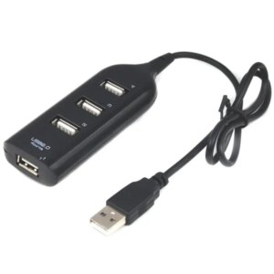 4-Ports (3+1) USB 2.0 Hi-Speed Hub. Sort. -