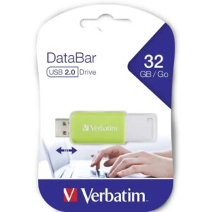 Verbatim USB 2.0 Drive. USB stick hukommelses drev. 32GB. Grøn. -