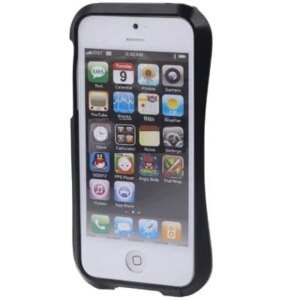Lækker Metal Frame til iPhone 5/5S/SE. Sort. -