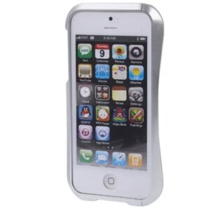 Lækker Metal Frame til iPhone 5/5S/SE. Silver. -