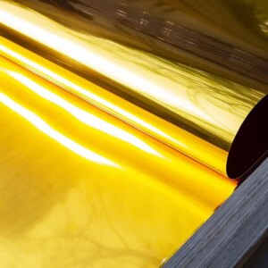 Spejl wallsticker i Gold. Få et spejl lige hvor du ønsker det. Gold. 60x120cm -