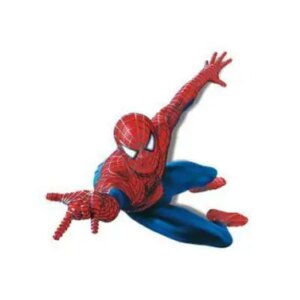 Stor Spiderman wallsticker. 110x90cm -