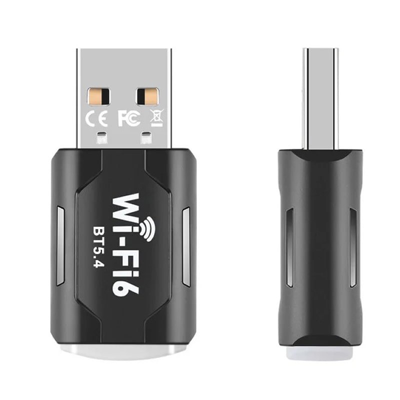 WiFi & Bluetooth 6 USB-Adapter – 900Mbps, Dual-Band, Plug & Play WiFi & Bluetooth 6 USB-Adapter - 900Mbps, Dual-Band, Plug & Play -