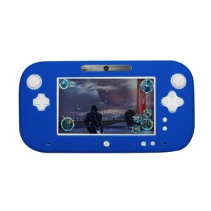 Wii U gamepad silikone cover. Blå. -