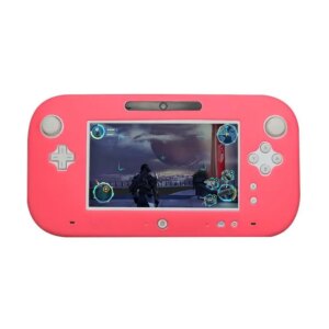 Wii U gamepad silikone cover. Lyserød. -