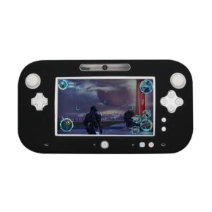 Wii U gamepad silikone cover. Sort. -