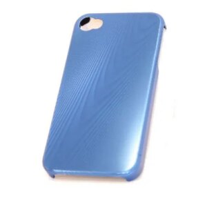 iPhone 4 "wood-grain" cover. Blå. -
