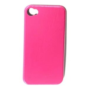 iPhone 4 "wood-grain" cover. Pink. -