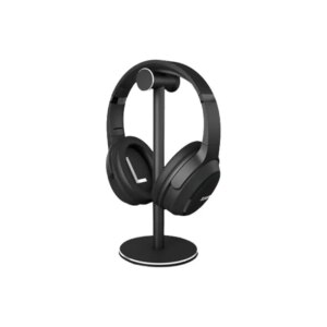 Z3 Headset Stander i aluminium. Elegant holder til dine høretelefoner. Sort. -