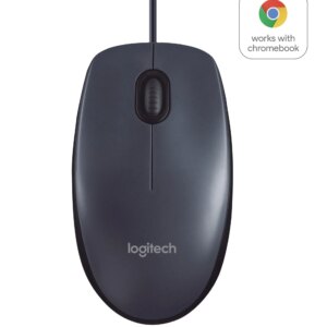 Logitech B100 Optisk Kablet Mus. Sort. -
