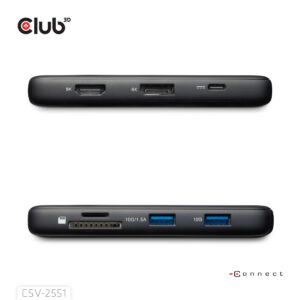 CLUB3D CSV-2551 interface hub USB Type-C -