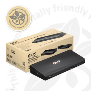 CLUB3D CSV-1562 dockingstation Docking USB 3.2 Gen 1 (3.1 Gen 1) Type-C Sort -