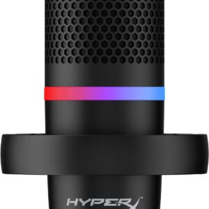 HyperX DuoCast â USB-mikrofon (sort) â RGB-lys -
